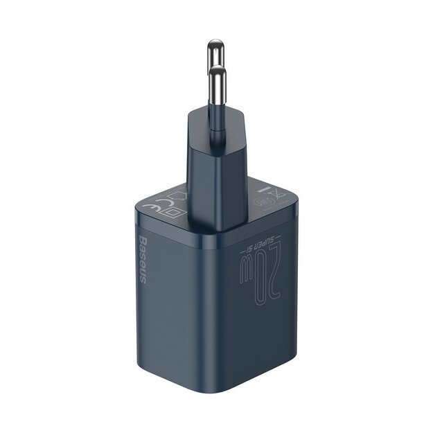 Baseus Super Si 1C fast charger USB Type C 20W Power Delivery + USB Type C - Lightning cable 1m blue (TZCCSUP-B03) 2