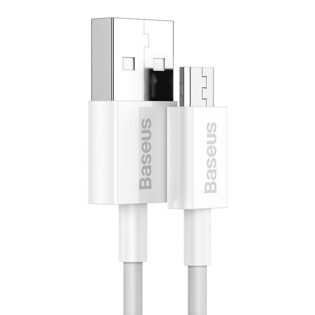 Baseus Superior USB-A / micro USB 2A cable 1m - white 1
