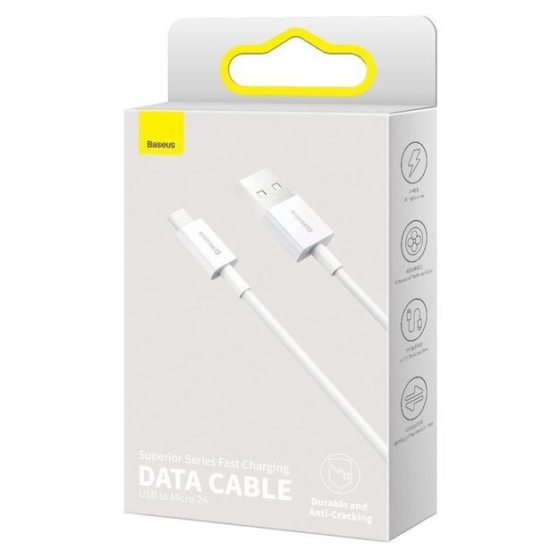 Baseus Superior USB-A / micro USB 2A cable 1m - white 4