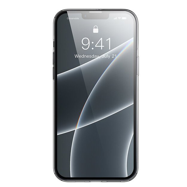 Baseus Simple Series Case transparent gel case for iPhone 13 Pro black (ARAJ000401) 2