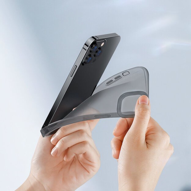 Baseus Simple Series Case transparent gel case for iPhone 13 Pro black (ARAJ000401) 9