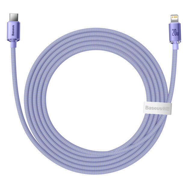 Baseus CAJY000305 Lightning - USB-C PD cable 20W 480Mb/s 2m - purple 3