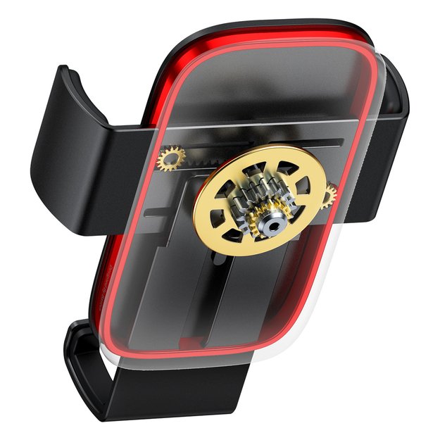 Baseus Metal Age II gravitational car phone holder for ventilation grille black (SUJS000001) 5