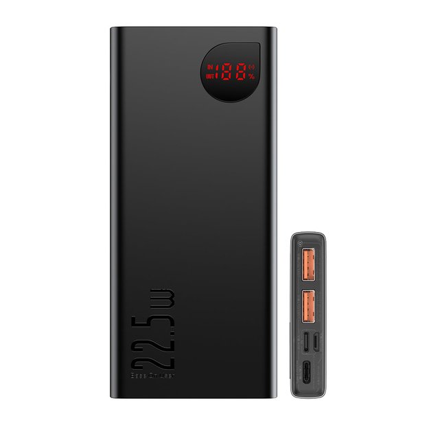 Baseus Adaman Metal Power Bank with Fast Charging 10000mAh 22.5W (Overseas Edition 2021) Black