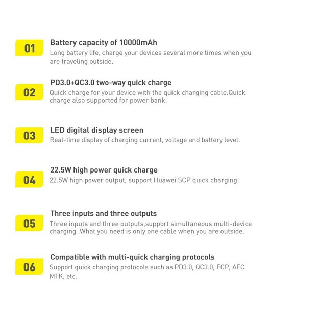 Baseus Adaman Metal Power Bank with Fast Charging 10000mAh 22.5W (Overseas Edition 2021) Black 24