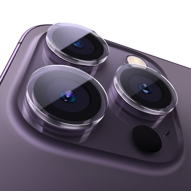 Camera tempered glass for iPhone 14 Pro / 14 Pro Max Baseus + mounting kit 1