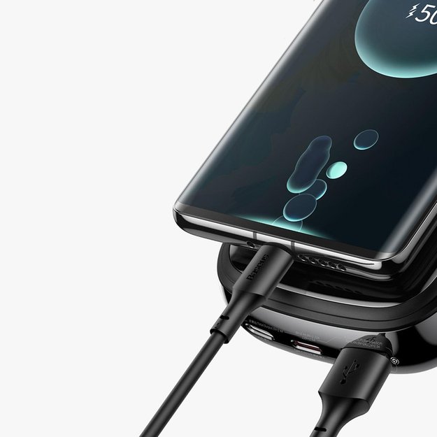Baseus Qpow Digital Display power bank with fast charging 20000mAh 20W QC/PD/SCP/FCP with built-in Lightning cable black 13