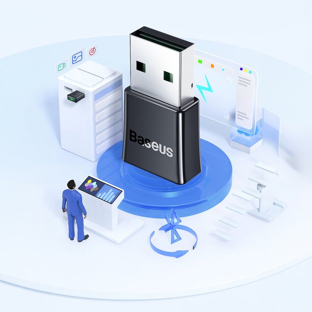 Baseus BA07 Bluetooth USB adapter - black 11