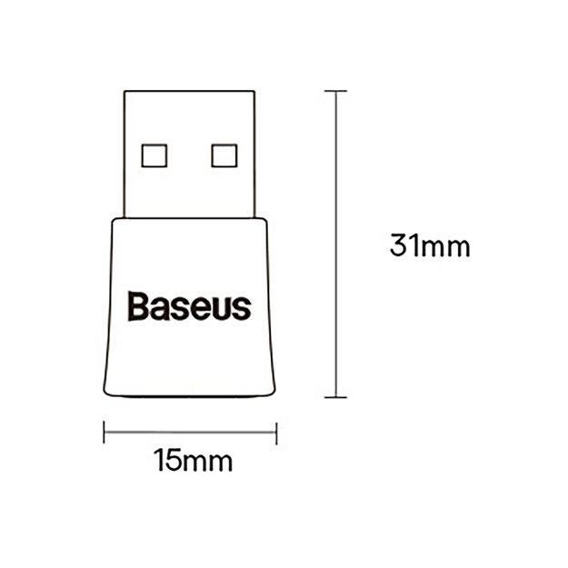 Baseus BA07 Bluetooth USB adapter - black 18