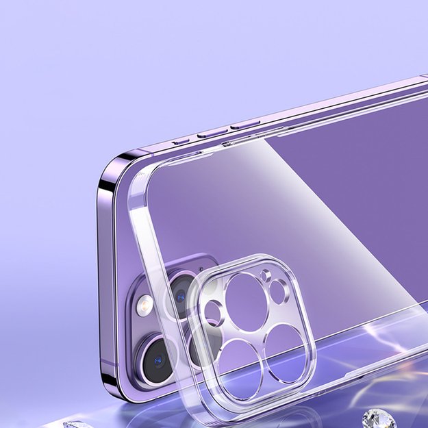Baseus Crystal Case for iPhone 14 Pro Max thin cover + transparent glass 8