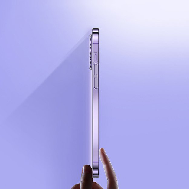 Baseus Crystal Case for iPhone 14 Pro Max thin cover + transparent glass 7