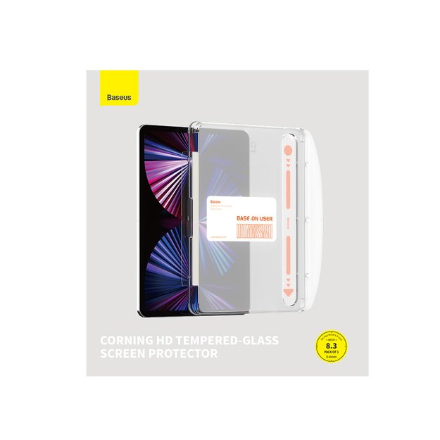 Baseus Crystal tempered glass for iPad Mini 6 8.3   + mounting kit - transparent 3