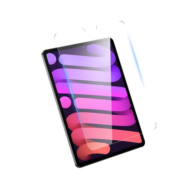 Baseus Crystal tempered glass for iPad Mini 6 8.3   + mounting kit - transparent