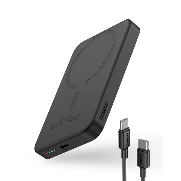 Baseus mini power bank 5000mAh 20W + USB-C cable (20V/3A) - black 2