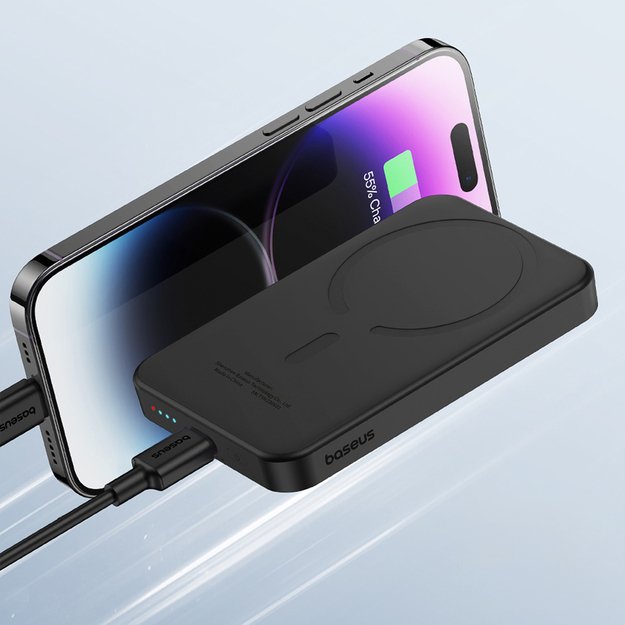 Baseus mini power bank 5000mAh 20W + USB-C cable (20V/3A) - black 10