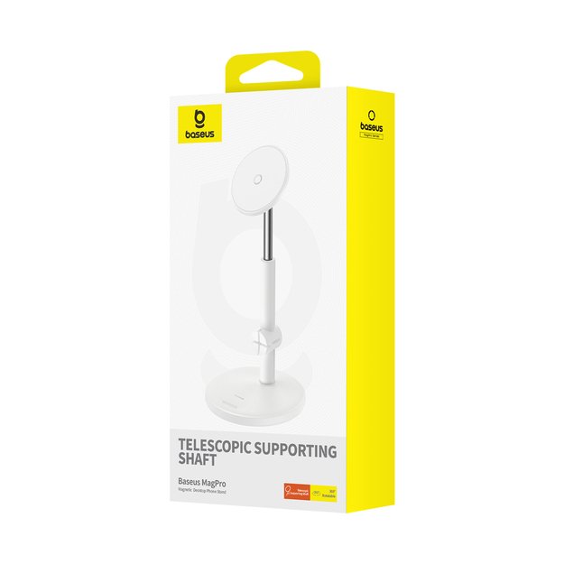 Baseus MagPro magnetic standing holder for the phone - white 4