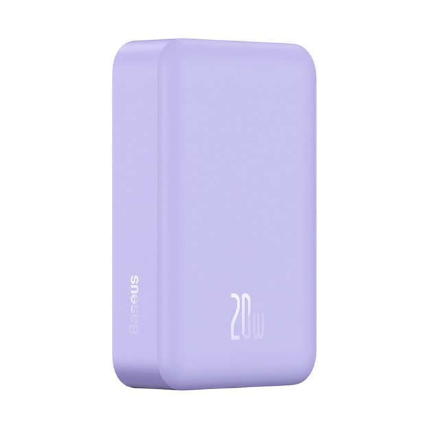 Baseus Magnetic Mini 20000 mAh 20W Powerbank - purple + USB-C / USB-C cable 3