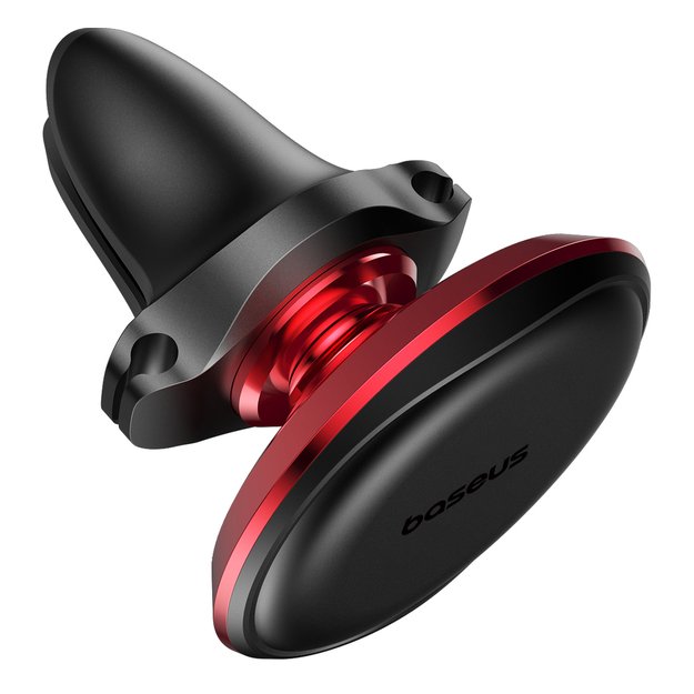 Baseus C40141201913-00 magnetic car holder for air vent - black and red 2