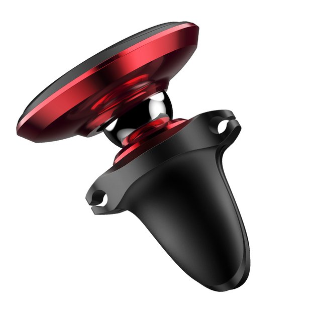 Baseus C40141201913-00 magnetic car holder for air vent - black and red 3