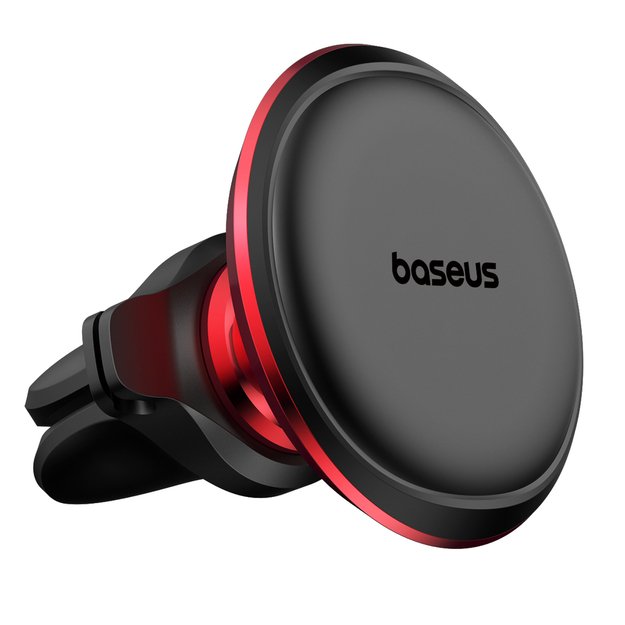 Baseus C40141201913-00 magnetic car holder for air vent - black and red 4