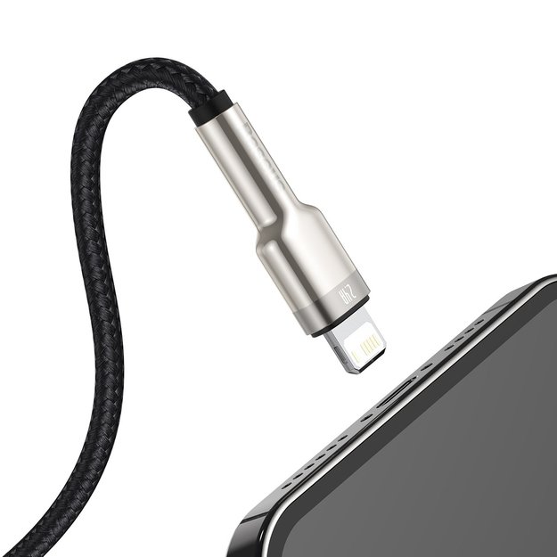 Baseus Cafule Series Metal Data USB-A / Lightning 2.4A cable 1m - black 3
