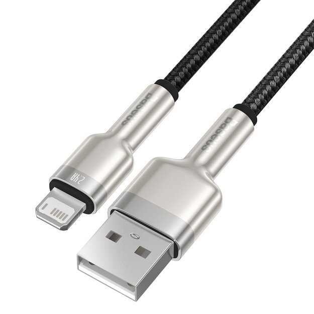 Baseus Cafule Series Metal Data USB-A / Lightning 2.4A cable 1m - black 4