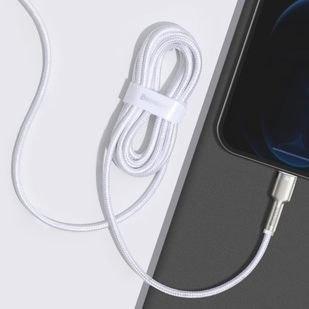 Baseus Cafule Series Metal Data USB-C / Lightning 20W PD cable 2 m - white 7