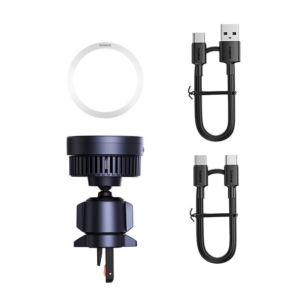 Baseus MagPro BS-CW04 Car Holder with Qi2.0 15W Inductive Charger for Air Vent - Black 8