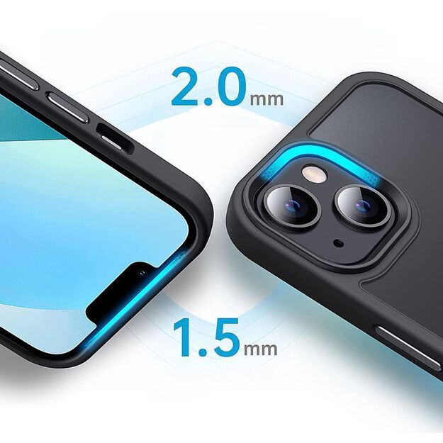 Tech-Protect MagMat MagSafe Case for iPhone 12 / 12 Pro - Matte Navy Blue 2