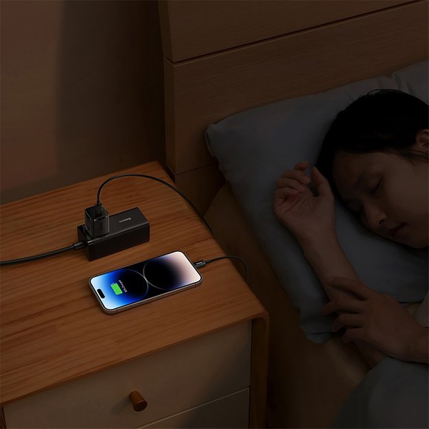 Baseus Cube Pro 30W USB-C Wall Charger - Black 8