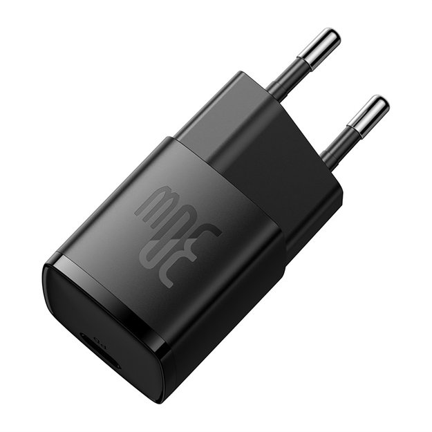 Baseus Cube Pro 30W USB-C Wall Charger - Black 4