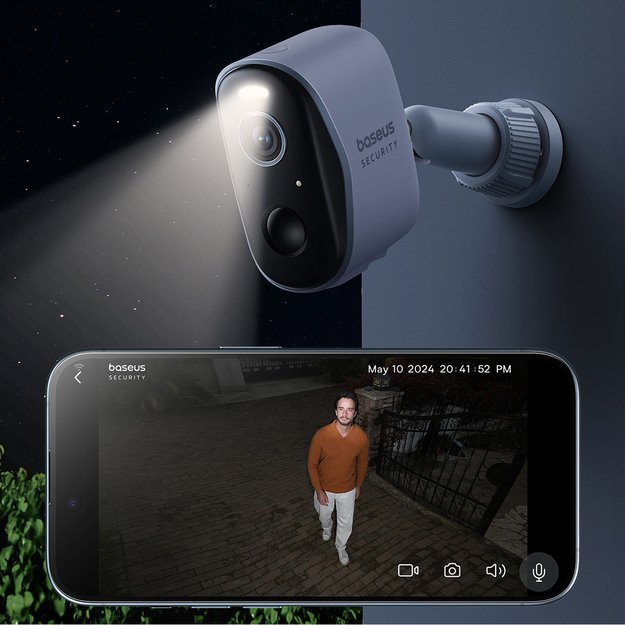 Baseus Security N1 2K Outdoor Camera – White 8