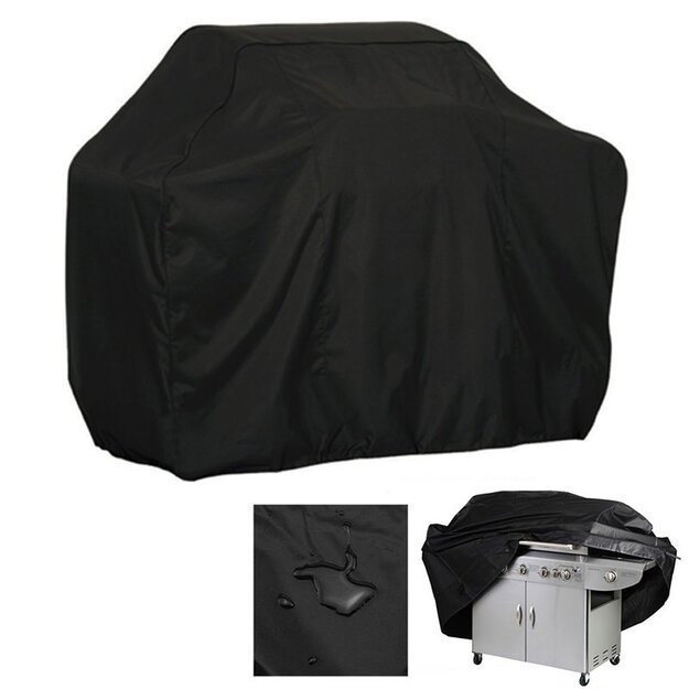 Waterproof grill cover, bicycle cover, bike cover, garden furniture cover, XL cover black 2