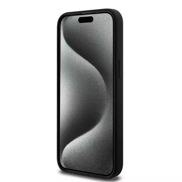 Karl Lagerfeld Silicone Karl&amp Choupette Ring MagSafe case for iPhone 15 Pro Max - black 8