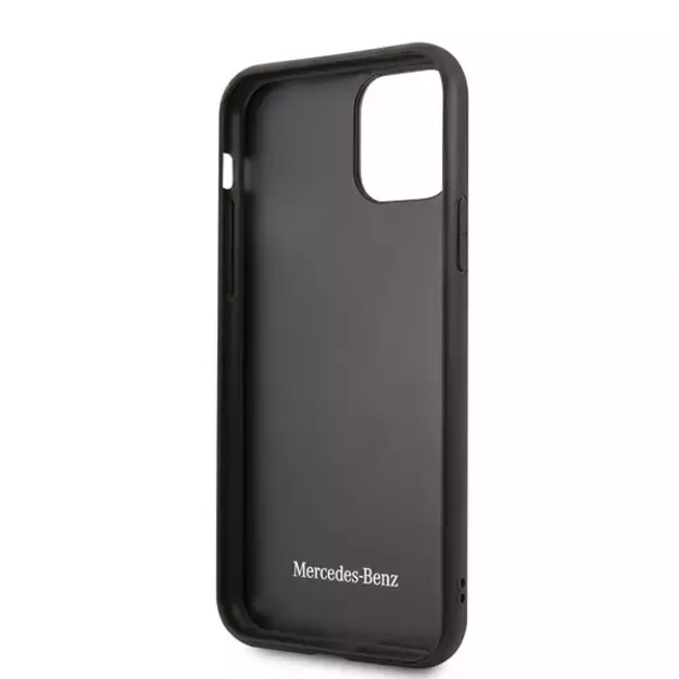 Mercedes MEHCN65VWOLB iPhone 11 Pro Max hard case brązowy/brown Wood Line Walnut 3