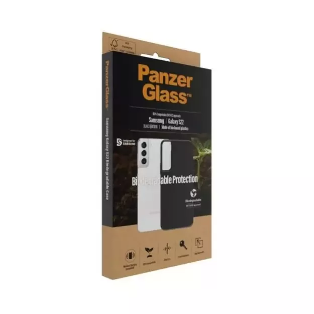 PanzerGlass Biodegradable Case for Samsung Galaxy S22 - black 3