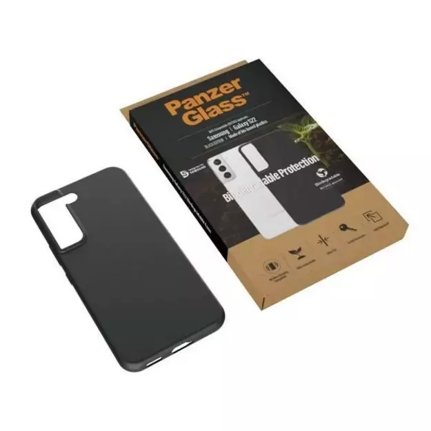 PanzerGlass Biodegradable Case for Samsung Galaxy S22 - black 4