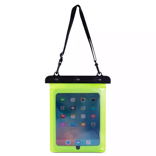 Waterproof PVC tablet case - green 5