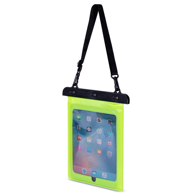 Waterproof PVC tablet case - green 1