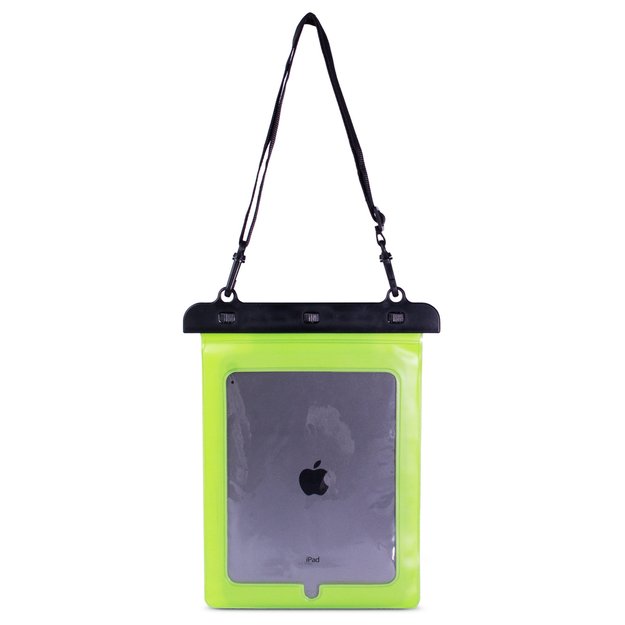 Waterproof PVC tablet case - green 3