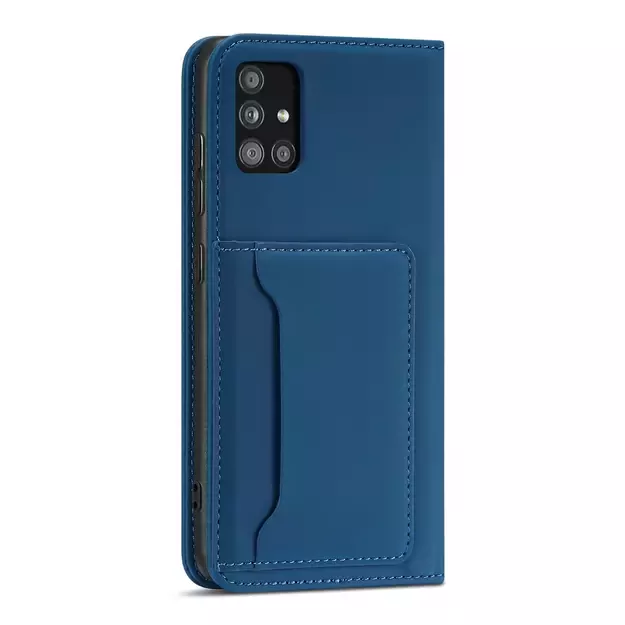 Magnet Card Case for Xiaomi Redmi Note 11 Pro Pouch Card Wallet Card Holder Blue 18