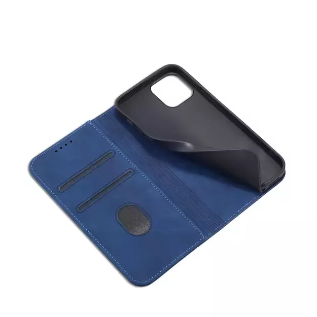 Magnet Fancy Case Case for iPhone 12 Pro Max Pouch Card Wallet Card Stand Blue 18