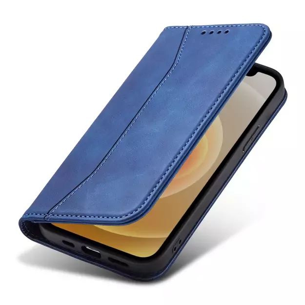 Magnet Fancy Case Case for iPhone 12 Pro Max Pouch Card Wallet Card Stand Blue 15