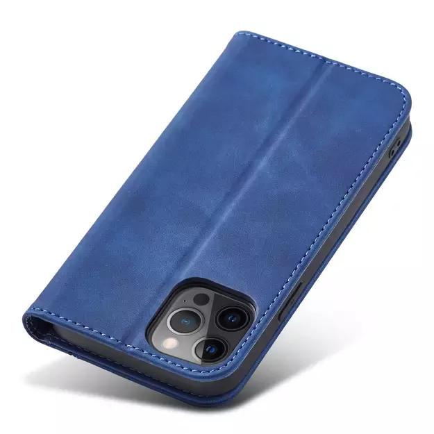 Magnet Fancy Case Case for iPhone 12 Pro Max Pouch Card Wallet Card Stand Blue 14
