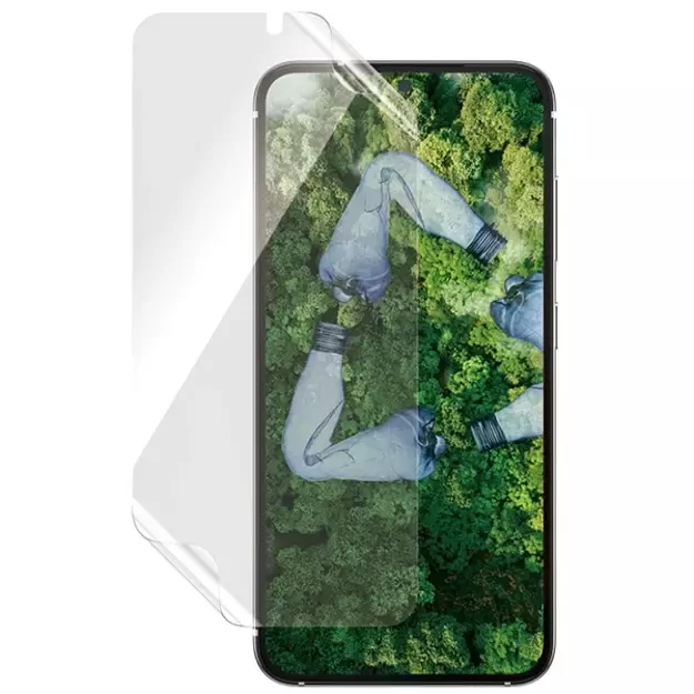 PanzerGlass Matrix hybrid glass with positioner for Samsung Galaxy S23 1