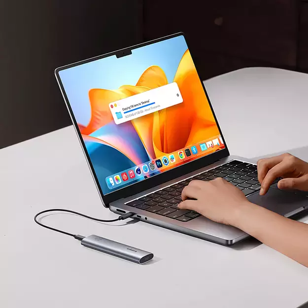 Baseus FlyJoy M.2 NVMe 10Gb/s SSD Caddy - Gray 15