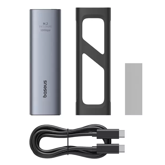 Baseus FlyJoy M.2 NVMe 10Gb/s SSD Caddy - Gray 5