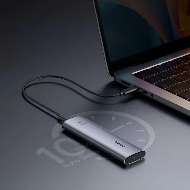 Baseus FlyJoy M.2 NVMe 10Gb/s SSD Caddy - Gray 13