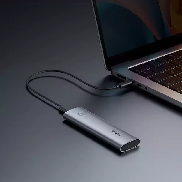Baseus FlyJoy M.2 NVMe 10Gb/s SSD Caddy - Gray 16