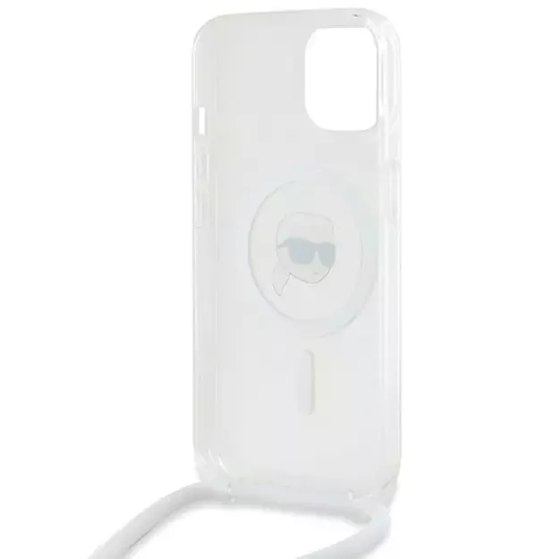 Karl Lagerfeld Crossbody IML Karl Head MagSafe case for iPhone 15 / 14 / 13 - transparent 11